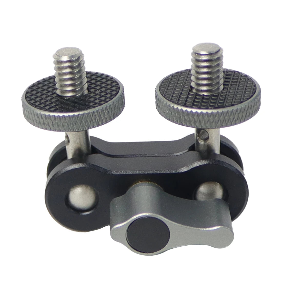 Dual Ball Head Magic Arm Swivel Mount Adapter with 1/4'' Screw for DJI OSMO360 for DSLR Camera Video Monitor Light Mic Bracket