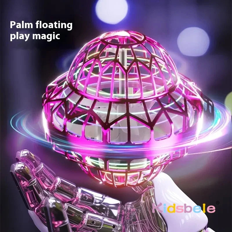 Kids Flying Ball Toy Magic Intelligent Sensor Floating Spinning UFO Shape Flying Ball Summer Indoor Outdoor Toy Birthday Gift