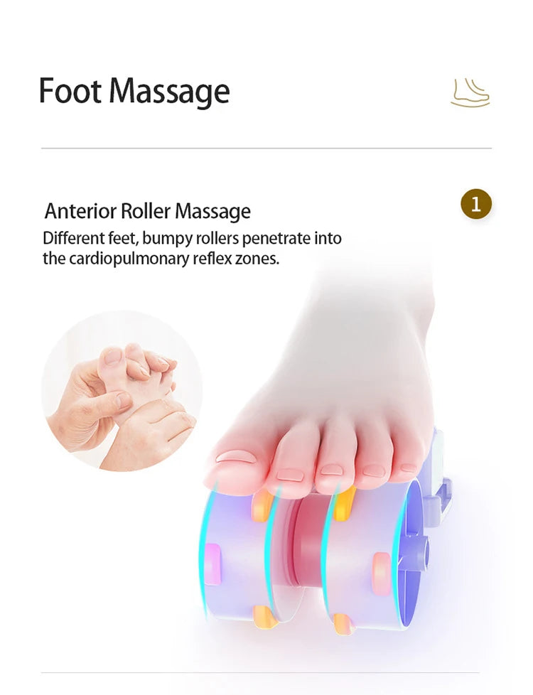 Foot Massager With Vibration, deep kneading, pressing, Acupressure Heating functions to relieve soreness in Legs Feet