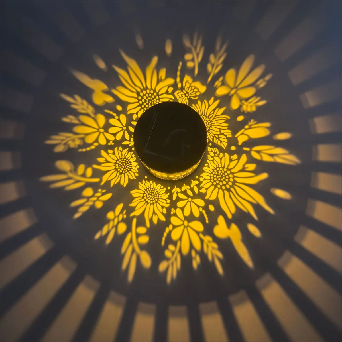 Solar Wall Fence Light Lamp Deck Lights Outdoor Powered Garden Decorative Yard Post Patio Led For Stairs Waterproof Metal Steps