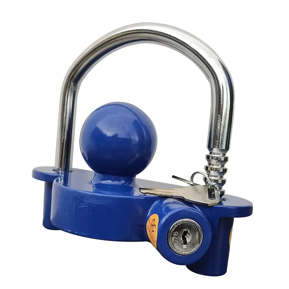1 Pcs Universal Anti-Theft Lock Hitch Coupling Lock Trailer Parts Tow Ball Caravan Camping Anti Theft Trailer Accessories WardBoyzPROShop