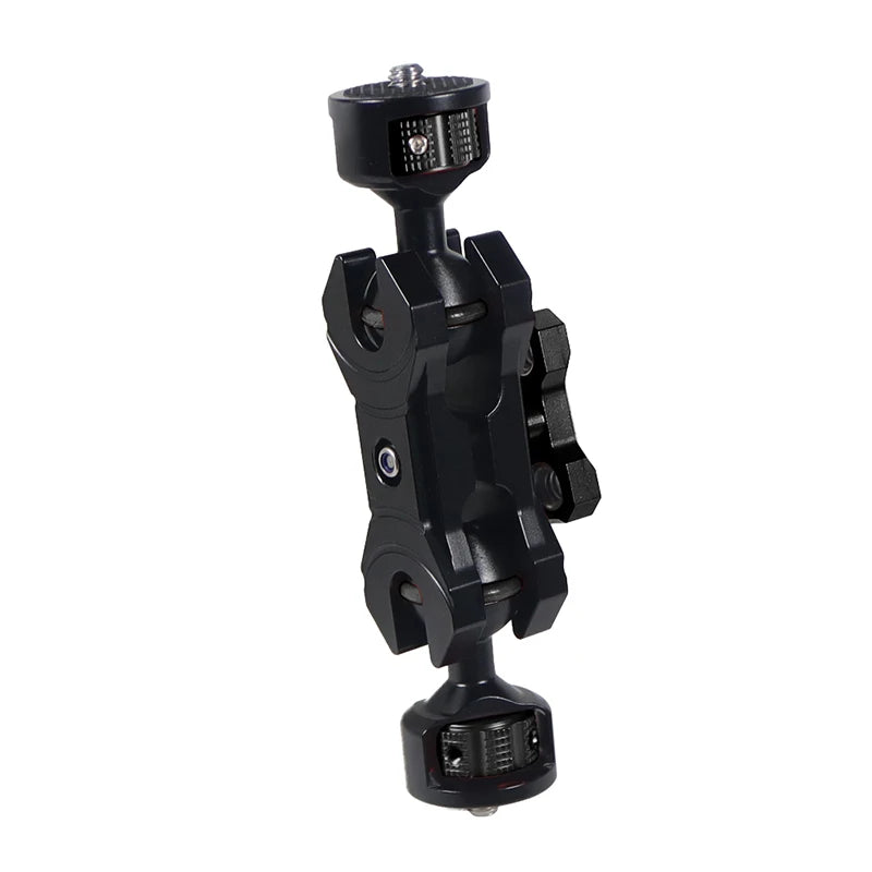 New Upgraded Universal Adjustable Double ballhead 1/4 to 3/8 Magic Arm Monitor Bracket DSLR Cameras Cage Accessories Support 5kg