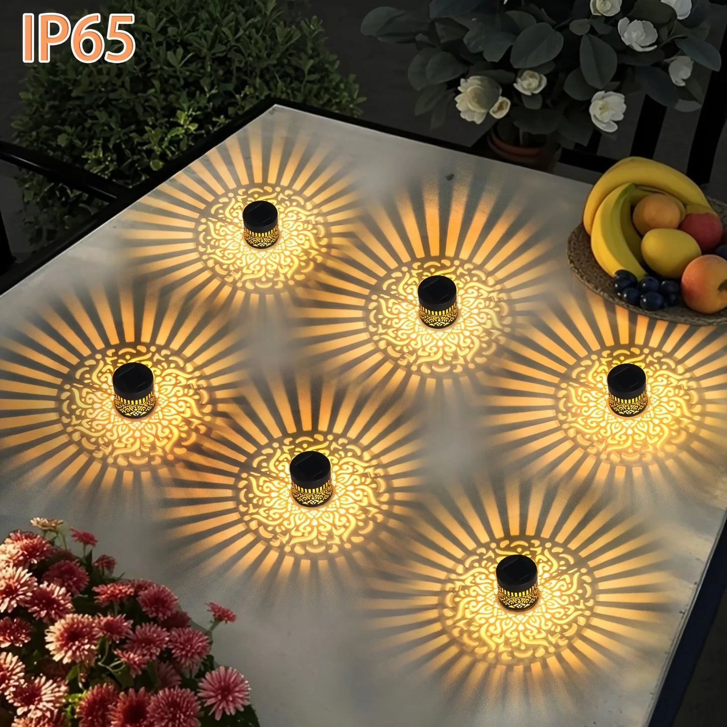 Outdoor Solar Fence Light IP65 Metal Yard Wall Lamp for Outdoor Garden Deck Steps Wall Home Decor Festive Atmospheres