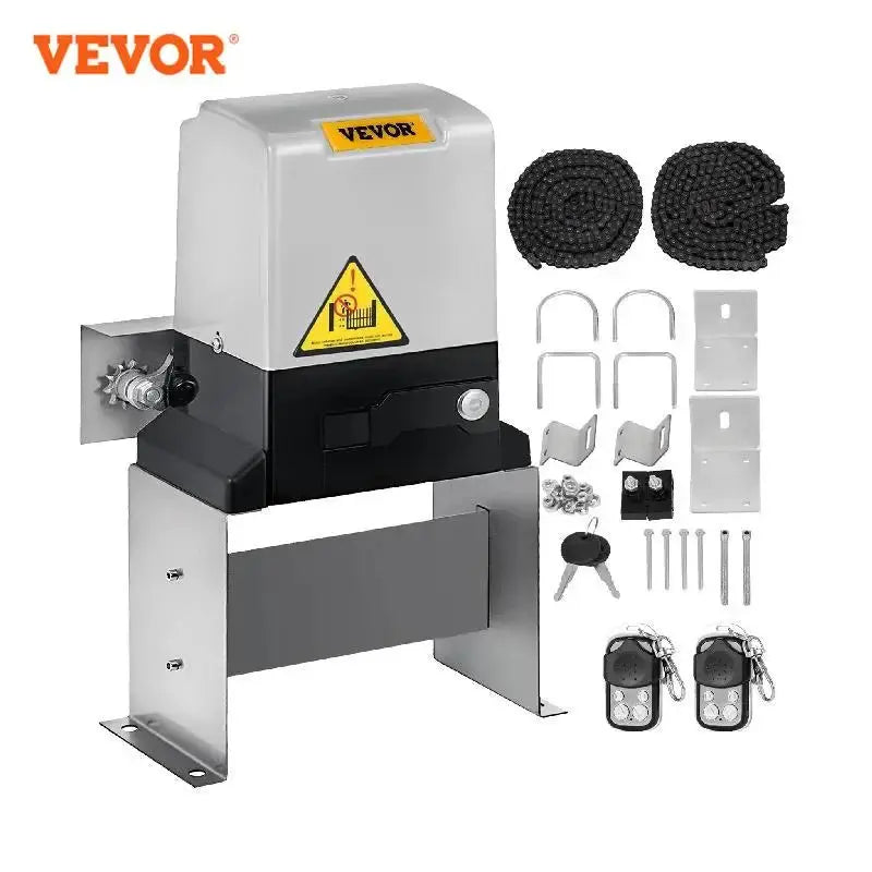 VEVOR Sliding Gate Opener Electric Operator AC600 1400 lbs with 2 Remote Controllers Move Speed 43 ft Per Min Basic Model WardBoyzPROShop