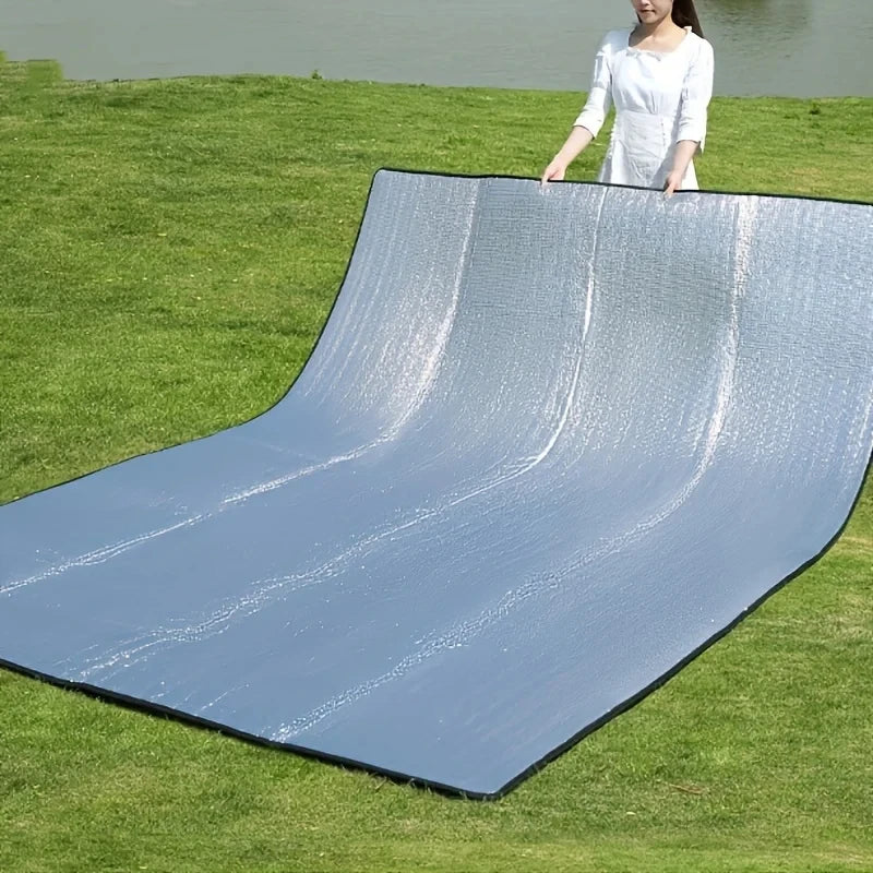 Waterproof Mat Double-sided Aluminum Film Moisture-Proof Mat Portable Picnic Mat Outdoor Tent Camping Beach Moisture-Proof Mat