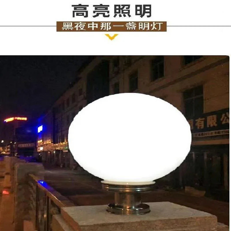 Fence Lampshade LED Bulbs Cover Post Light Outdoor for Yard Acrylic Lights Garden Supplies Fixtures outside