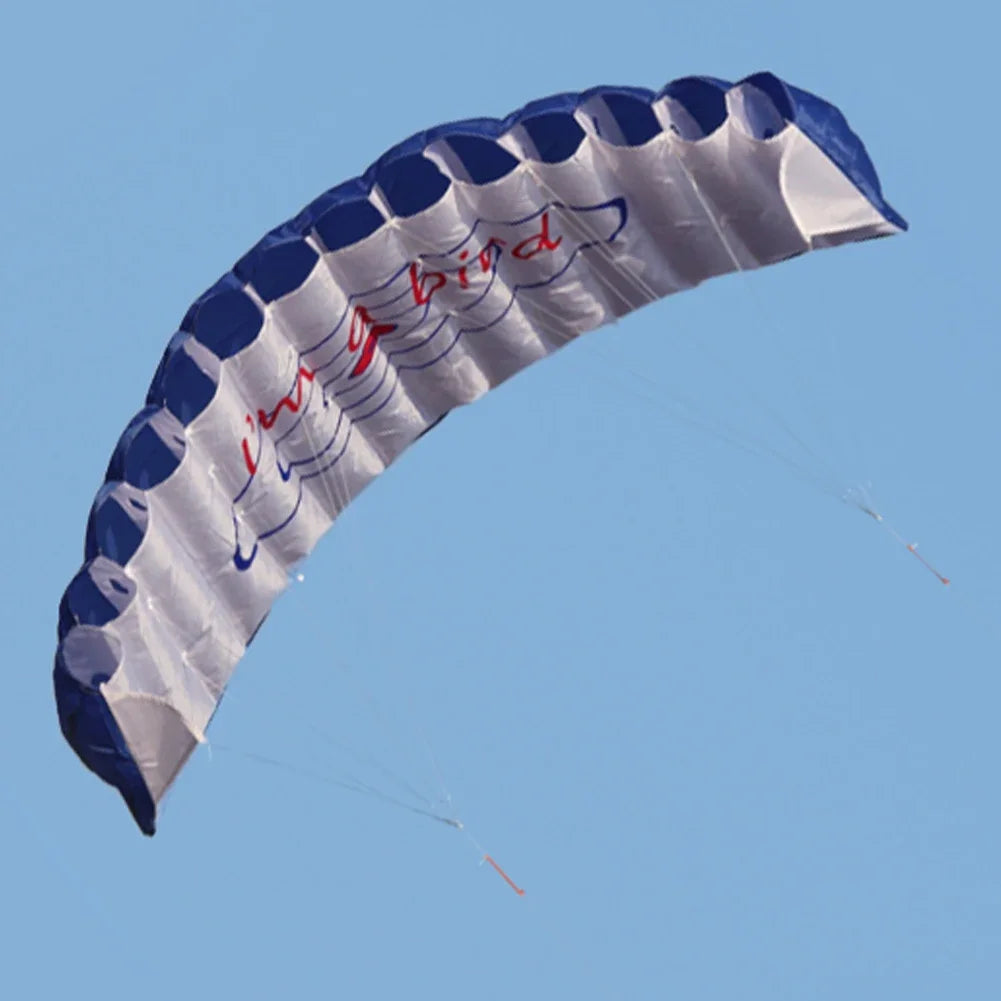 Parafoil Kite High Quality Dual Line Stunt Parafoil Parachute Professional Large 1.4m for Beach Outdoor Fun for Adults Children