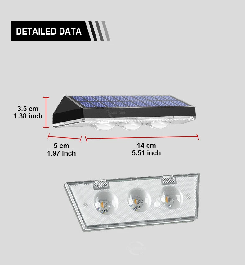 Super Bright Solar Lights RGB and Warm White Solar LED Step Lights Outdoor Fence Wall Lights IP65 Waterproof Decor Solar Lamps