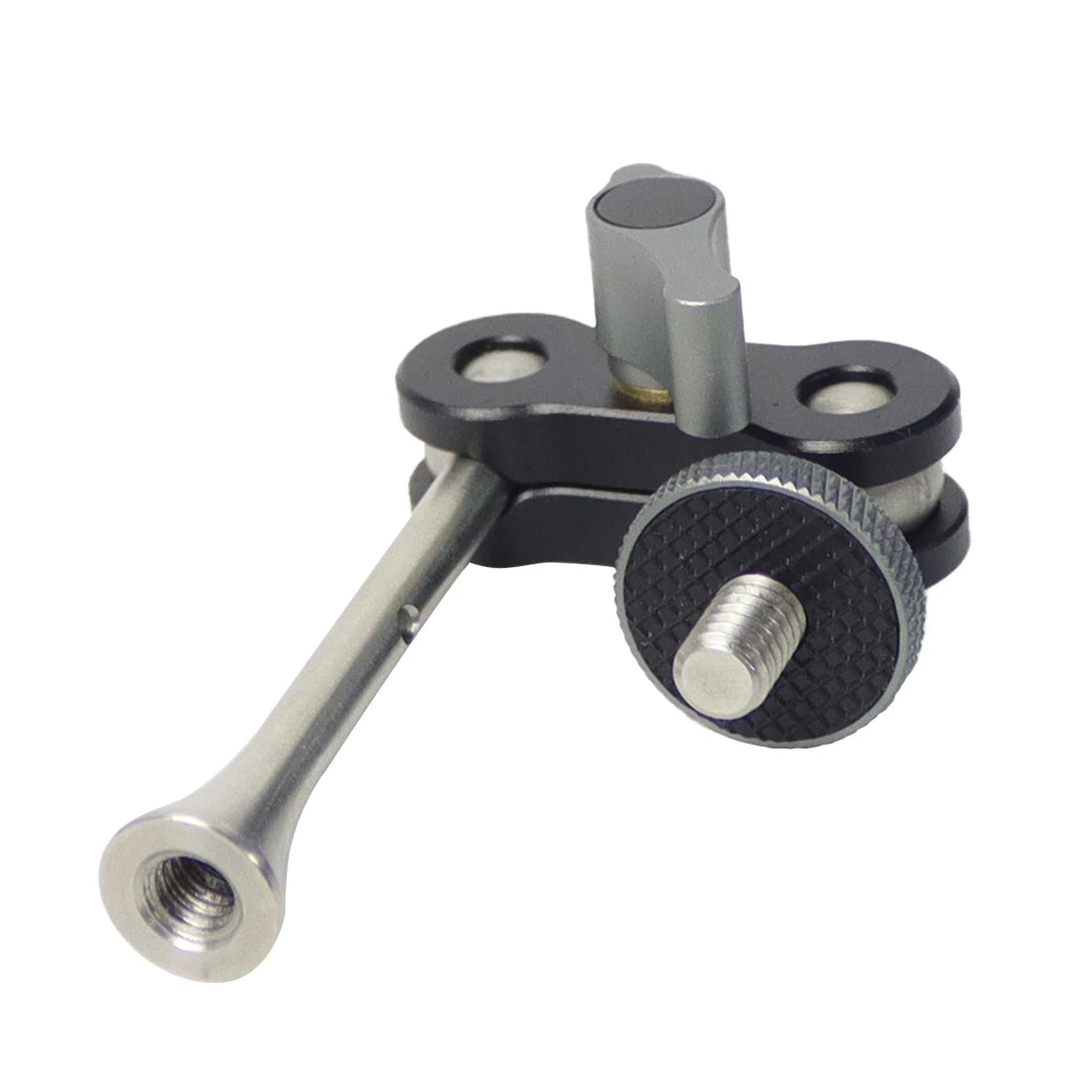 Dual Ball Head Magic Arm Swivel Mount Adapter with 1/4'' Screw for DJI OSMO360 for DSLR Camera Video Monitor Light Mic Bracket
