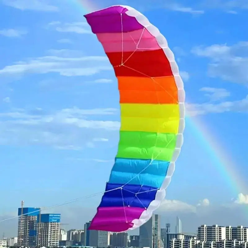 Large Dual Line Stunt Power Kites Parafoil Flying Kite Adults Surfing Trainer Beginner Kites Parachute Sports Entertainment toy