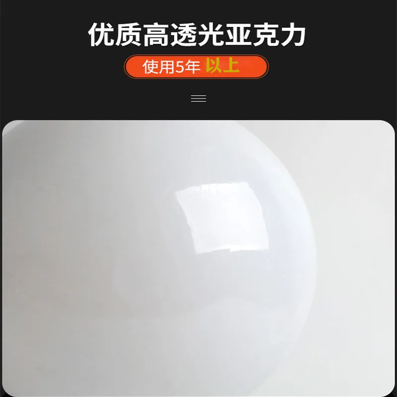 Fence Lampshade LED Bulbs Cover Post Light Outdoor for Yard Acrylic Lights Garden Supplies Fixtures outside