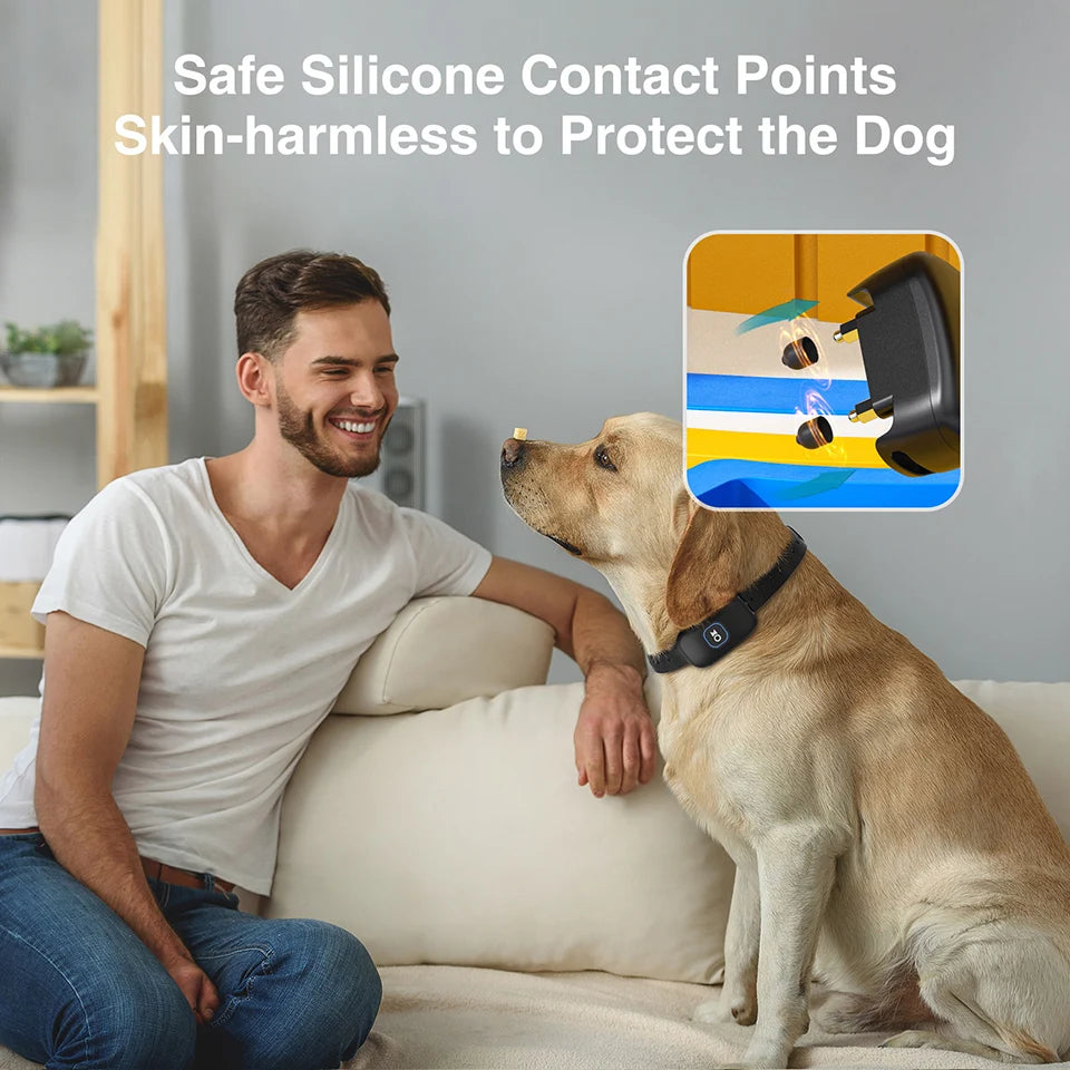 2 IN 1 Wireless Electronic Dog Fence System & Remote Training Collar Beep Shock Vibration and Pet Containment For All Puppy Size