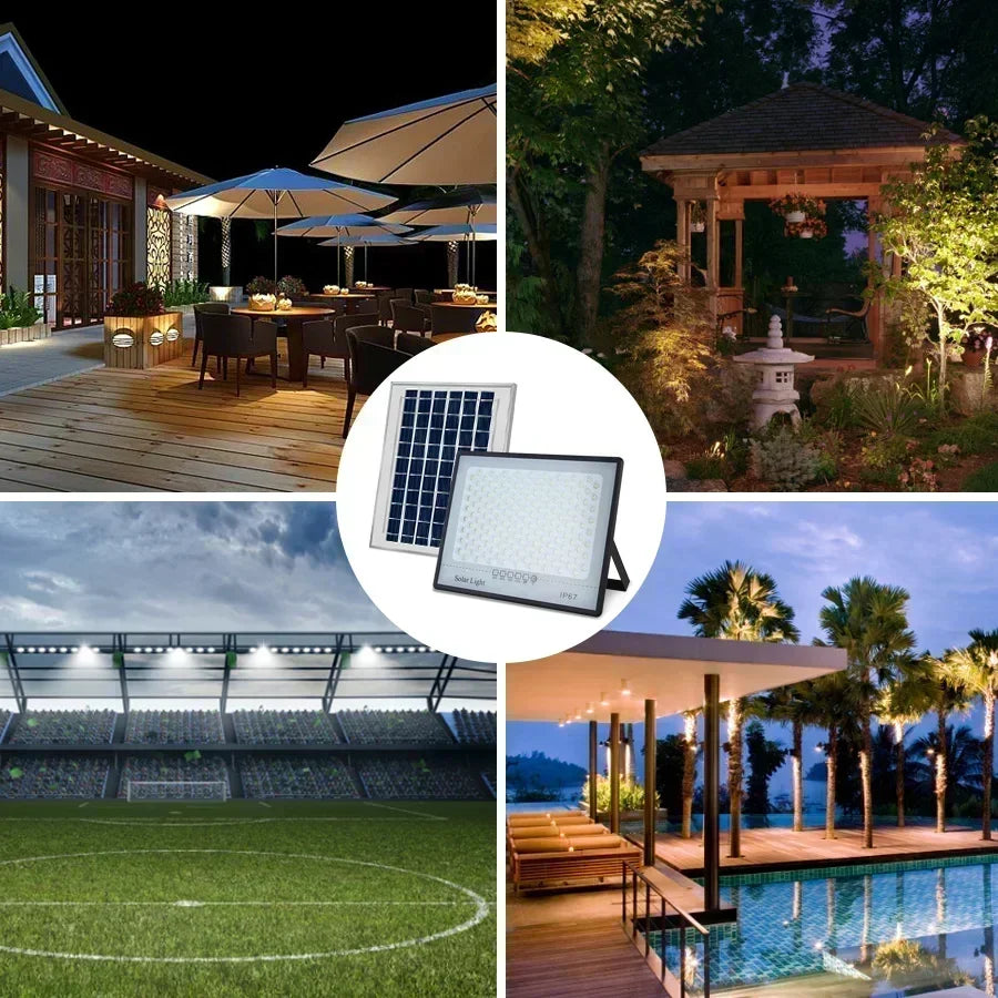 Super Bright Solar Lights Outdoor IP65 Waterproof Solar Powered Wall Light&Street Light Security Lamp for Garden Yard Patio Path