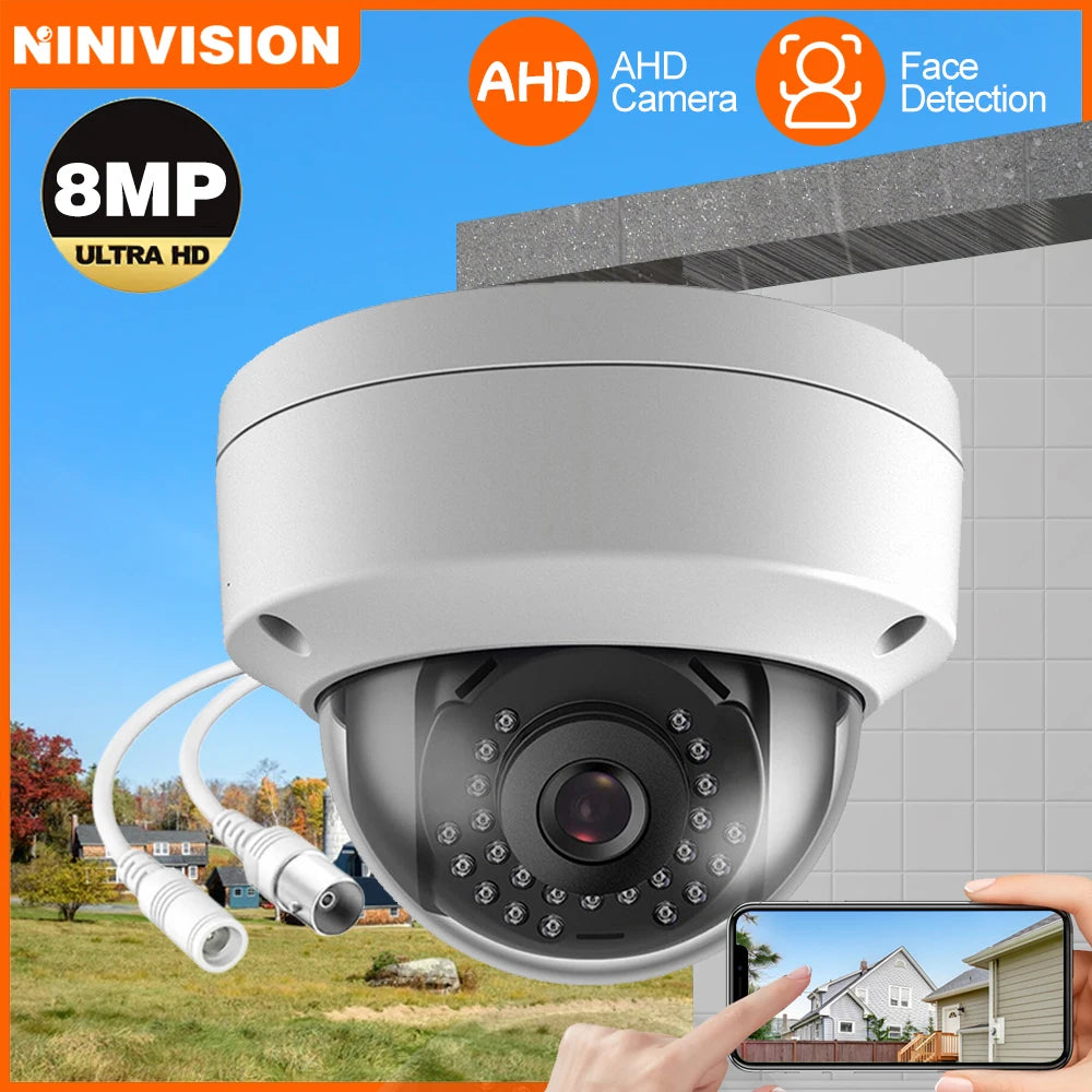 CCTV 8MP Security Analog Dome Camera Outdoor Explosion-Proof Face Detection AHD DVR Video Surveillance Camera BNC 4K XMEYE 5MP