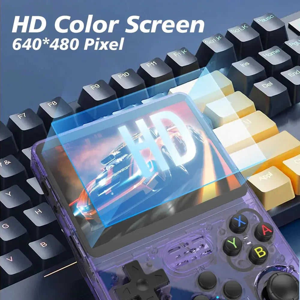 R36S Retro Handheld Video Game Console Linux System 3.5 Inch IPS Screen R35s Pro Portable Pocket Video Player 64GB Games WardBoyzPROShop
