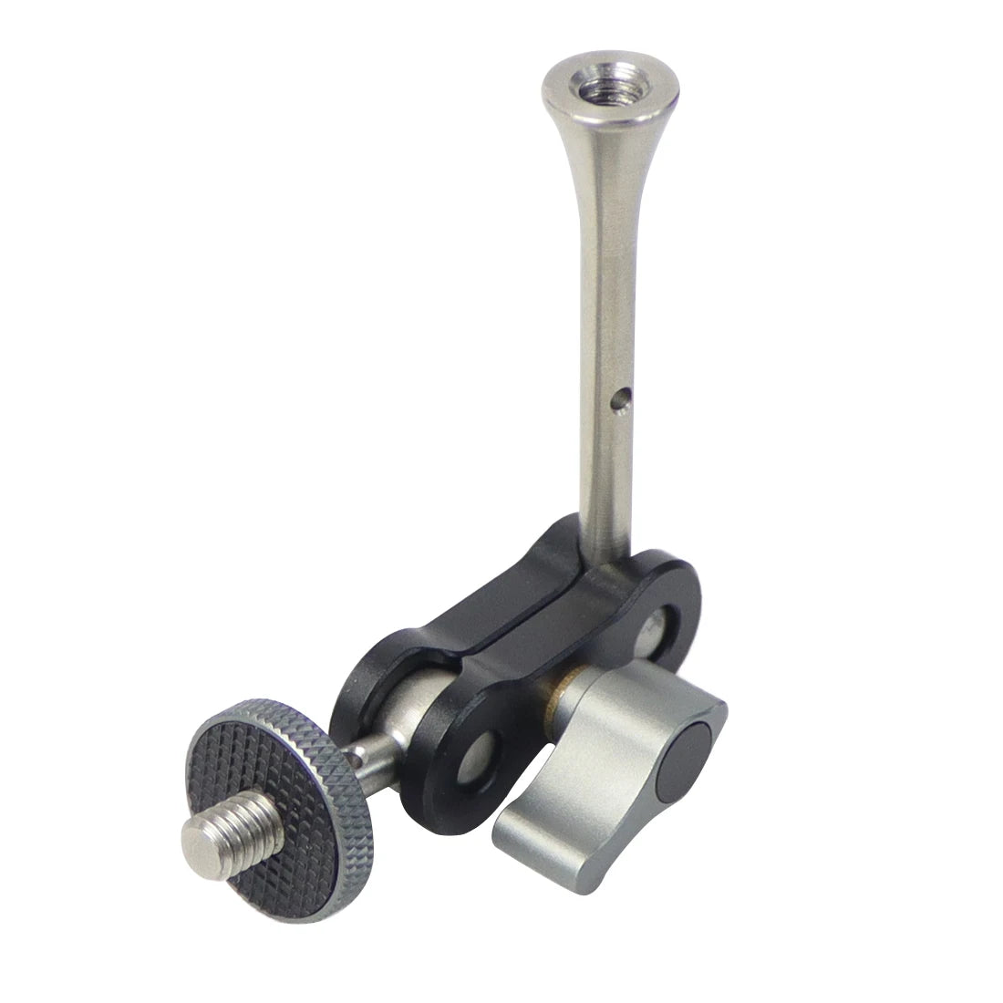 Dual Ball Head Magic Arm Swivel Mount Adapter with 1/4'' Screw for DJI OSMO360 for DSLR Camera Video Monitor Light Mic Bracket