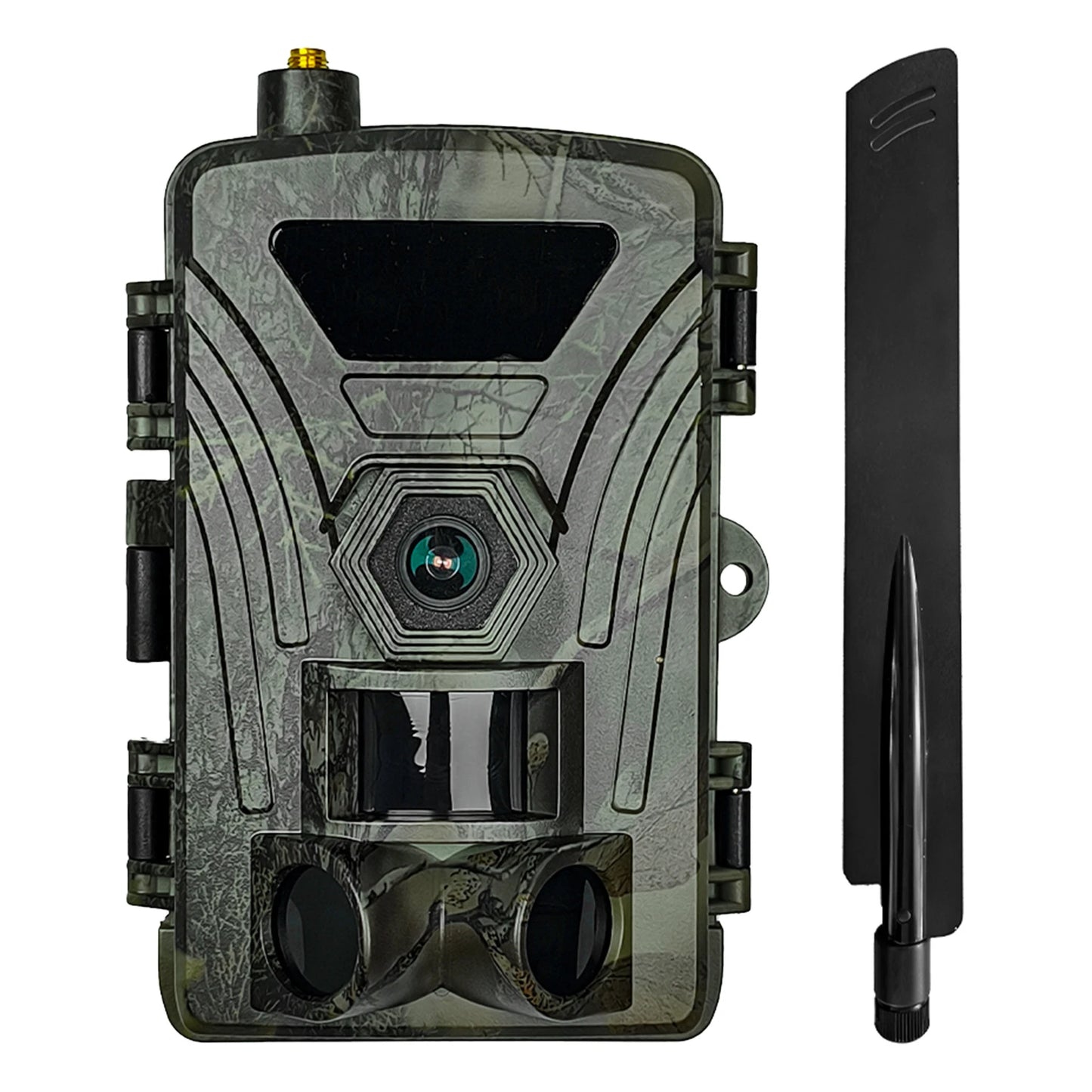 4G Trail Camera 8K Video 60MP Images PIR120°15M-20M Super-Fast Reflex Trigger Wildlife Camera with APP Cloud Storage Infrared Ca