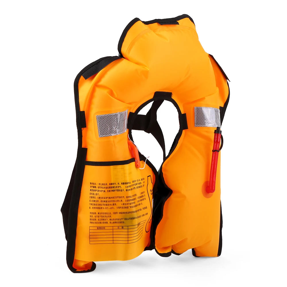 Auto Inflatable Adults Life Jacket Adult Life Vest Safety Float Suit for Water Sports Kayaking Fishing Surfing Survival Jacket