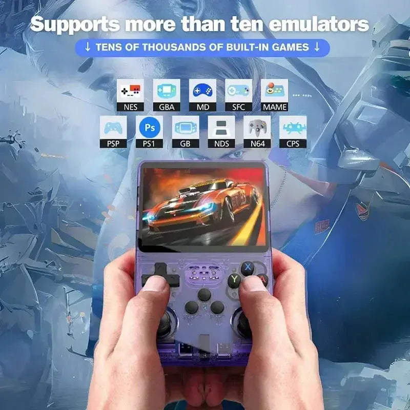 R36S Retro Handheld Video Game Console ARKOS System 3.5 Inch IPS Screen Classic Portable Pocket Video Player 128G Games Boy Gift WardBoyzPROShop