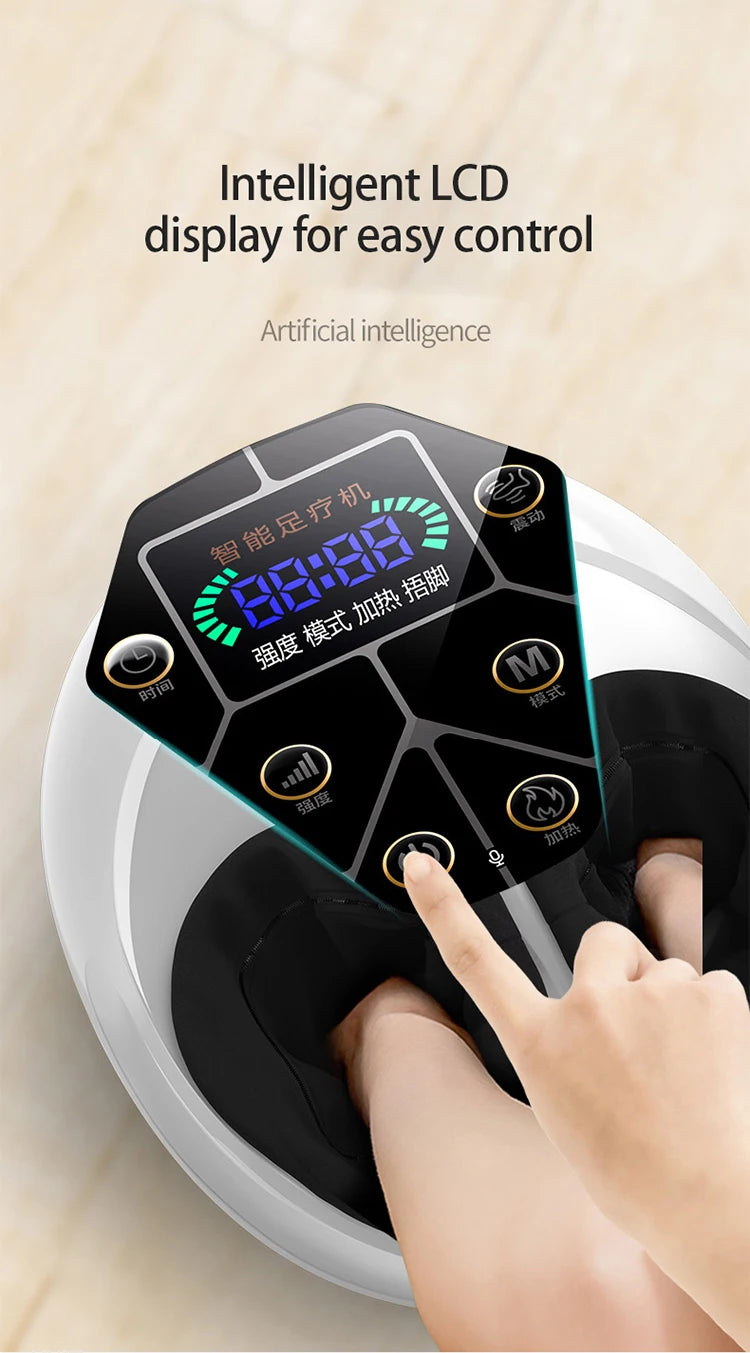 Foot Massager With Vibration, deep kneading, pressing, Acupressure Heating functions to relieve soreness in Legs Feet