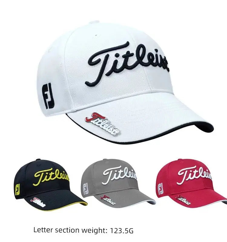 Golf Cap New Arrival Men's and Women's Casual Sports Easiest for Match Breathable Silk Floss Sun Hat with Mark Size Adjustable WardBoyzPROShop