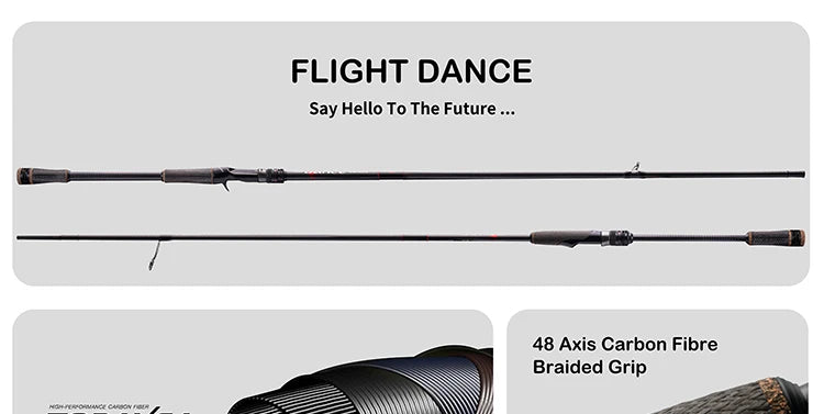 PURELURE NEW DANCE 10FT Spinning Rod For Bass High Carbon Long Throwing Fishing Rod In FUJI Accessories, Plus Spinning Reel