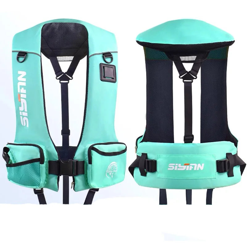 Adult Fishing Life Jacket Large Buoyancy Rock Luya Fishing Vest with Big Pocket Boat Vest Professional Sea Fishing Float Suit