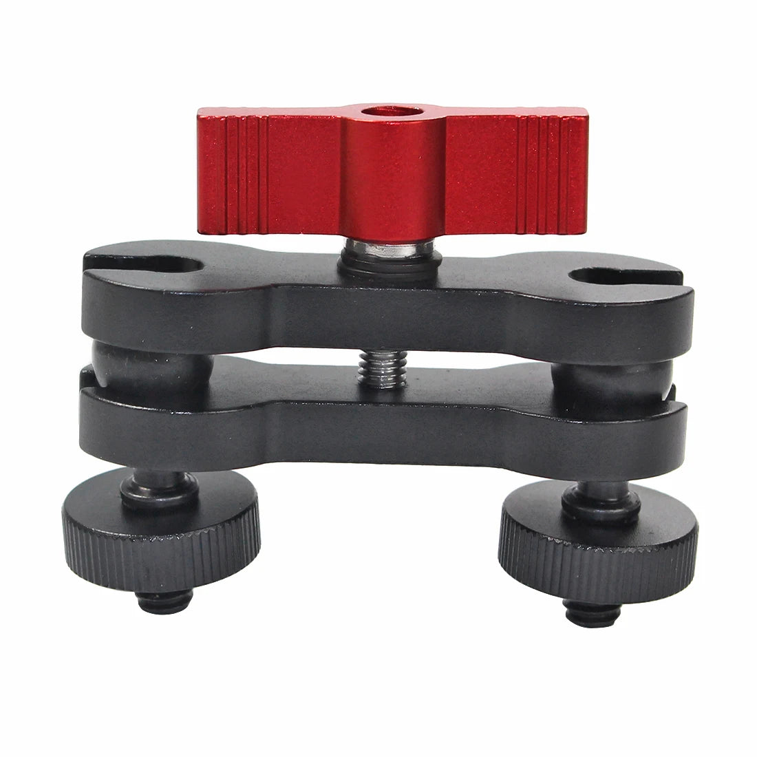 360° Ballhead Magic Arm Double Ball Head Adapter 1/4" Screw Monitor Mount for Gopro Insta360 Holder Lights Phone Stand Bracket
