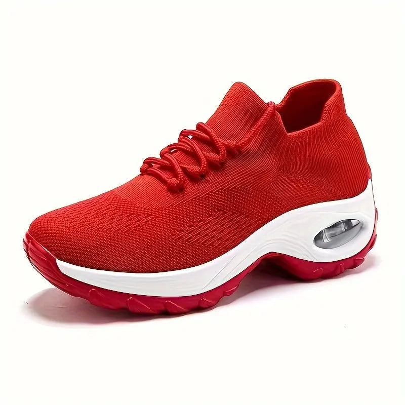Breathable Mesh Women's Running Shoes - Lightweight, Non-Slip, All-Season Sneakers with Air Cushion Support for Outdoor Activities, Casual Athletic Footwear WardBoyzPROShop