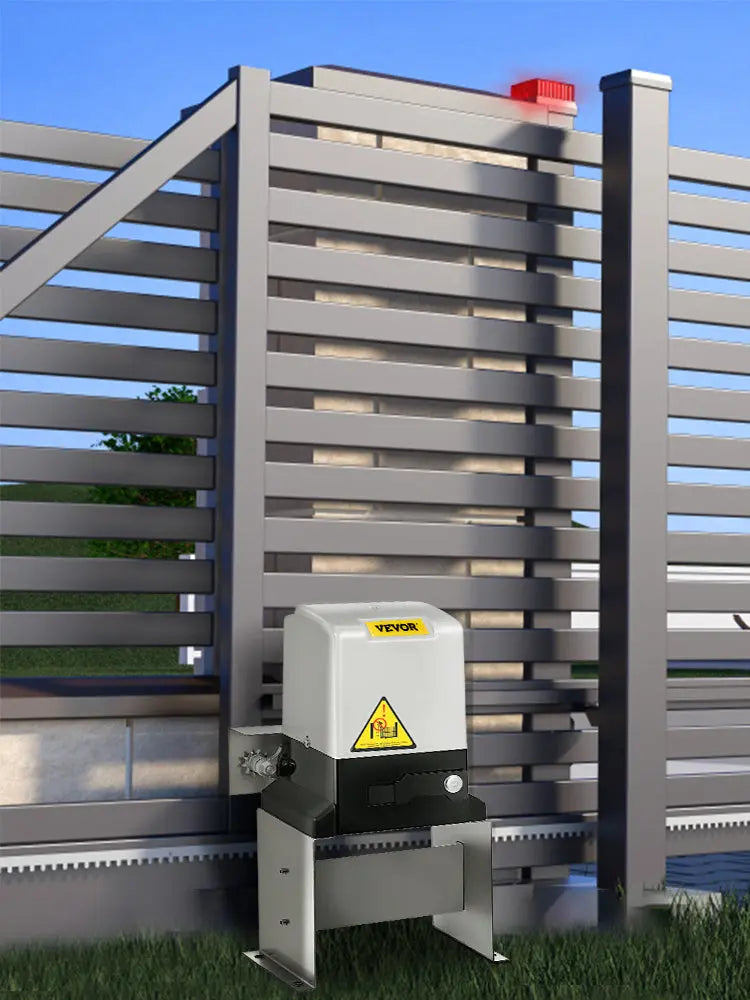 VEVOR Sliding Gate Opener Electric Operator AC600 1400 lbs with 2 Remote Controllers Move Speed 43 ft Per Min Basic Model WardBoyzPROShop